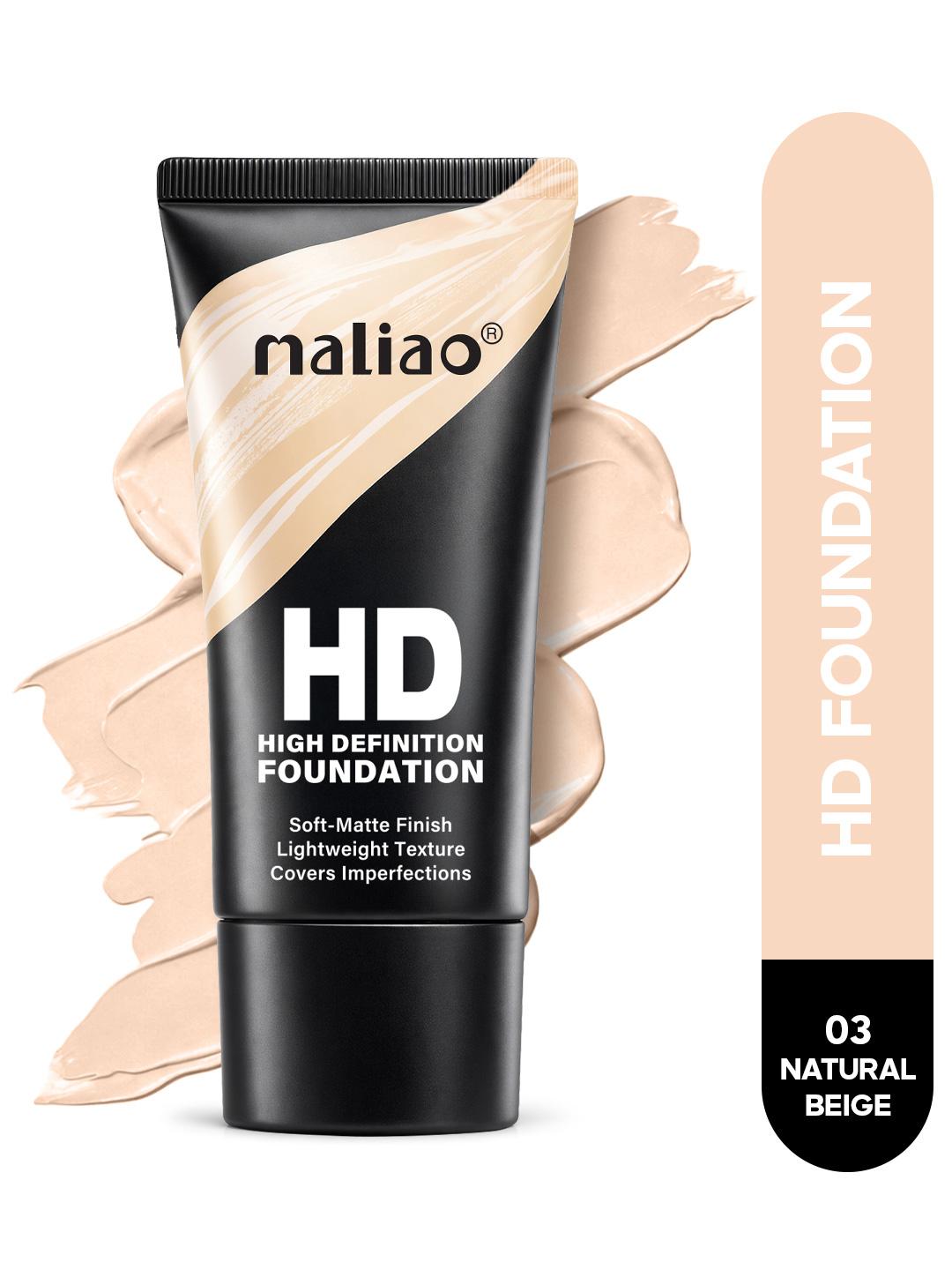 Buy Maliao HD High Defenition Foundation 03 50gm - - Personal Care for Women