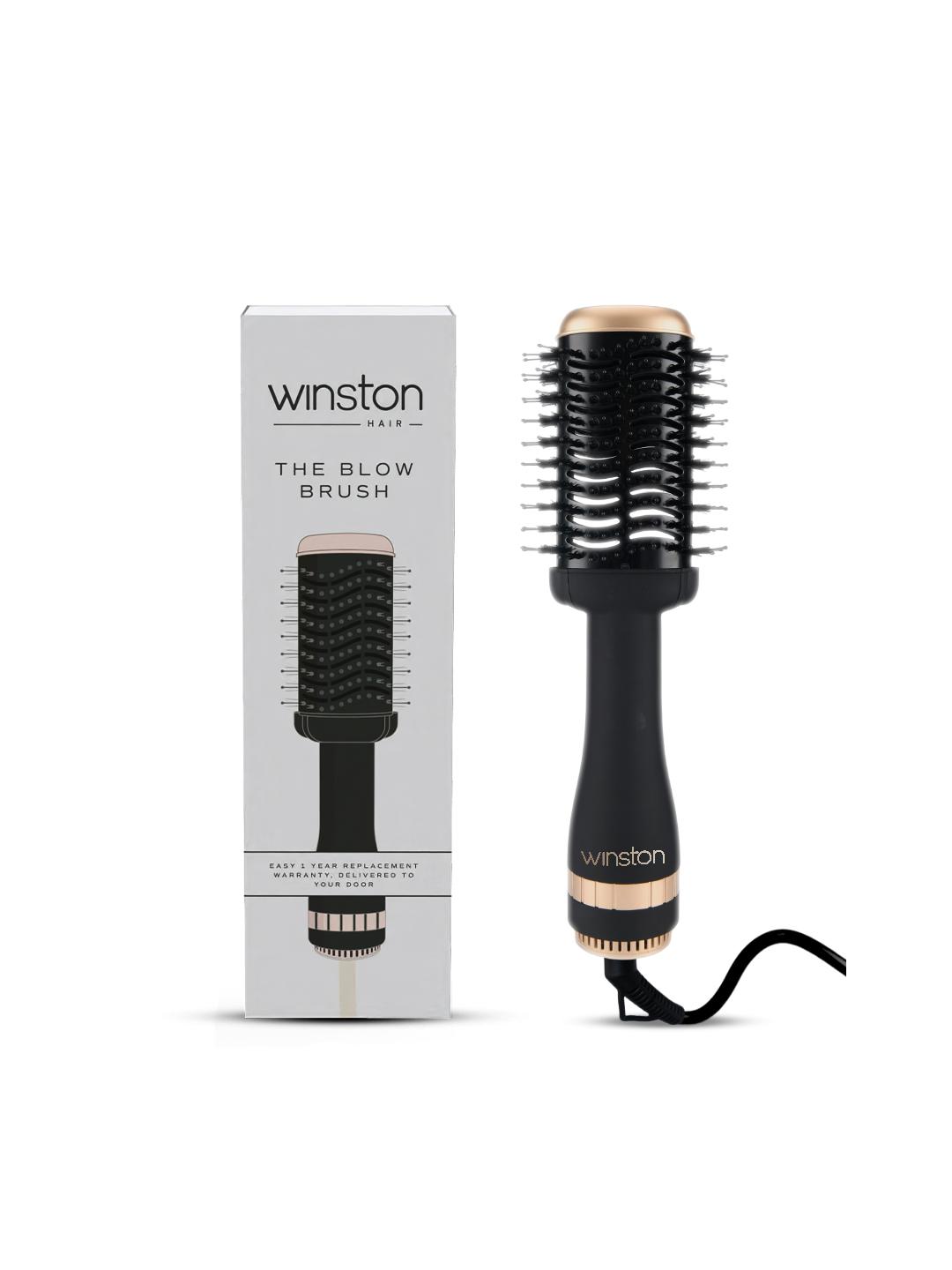 Buy WINSTON 2 In 1 Hair Volumizer Brush, Hair Blow Dryer Brush With Charcoal Bristles Black - - Personal Care for Women