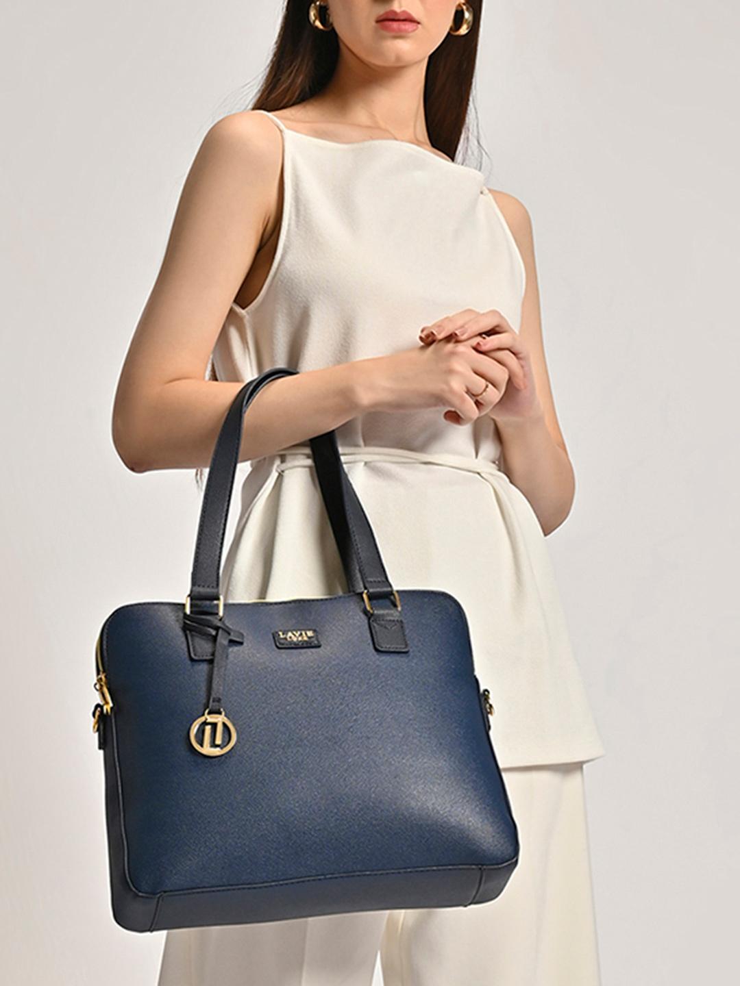 Buy LAVIE LUXE Mento Solid Synthetic Leather Multi Compartment Large Structured Handheld Bag - - Accessories for Women