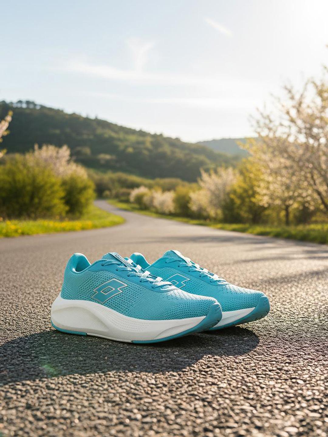 Buy Lotto Women Xwift Knit Blue Running Shoes - - Footwear for Women