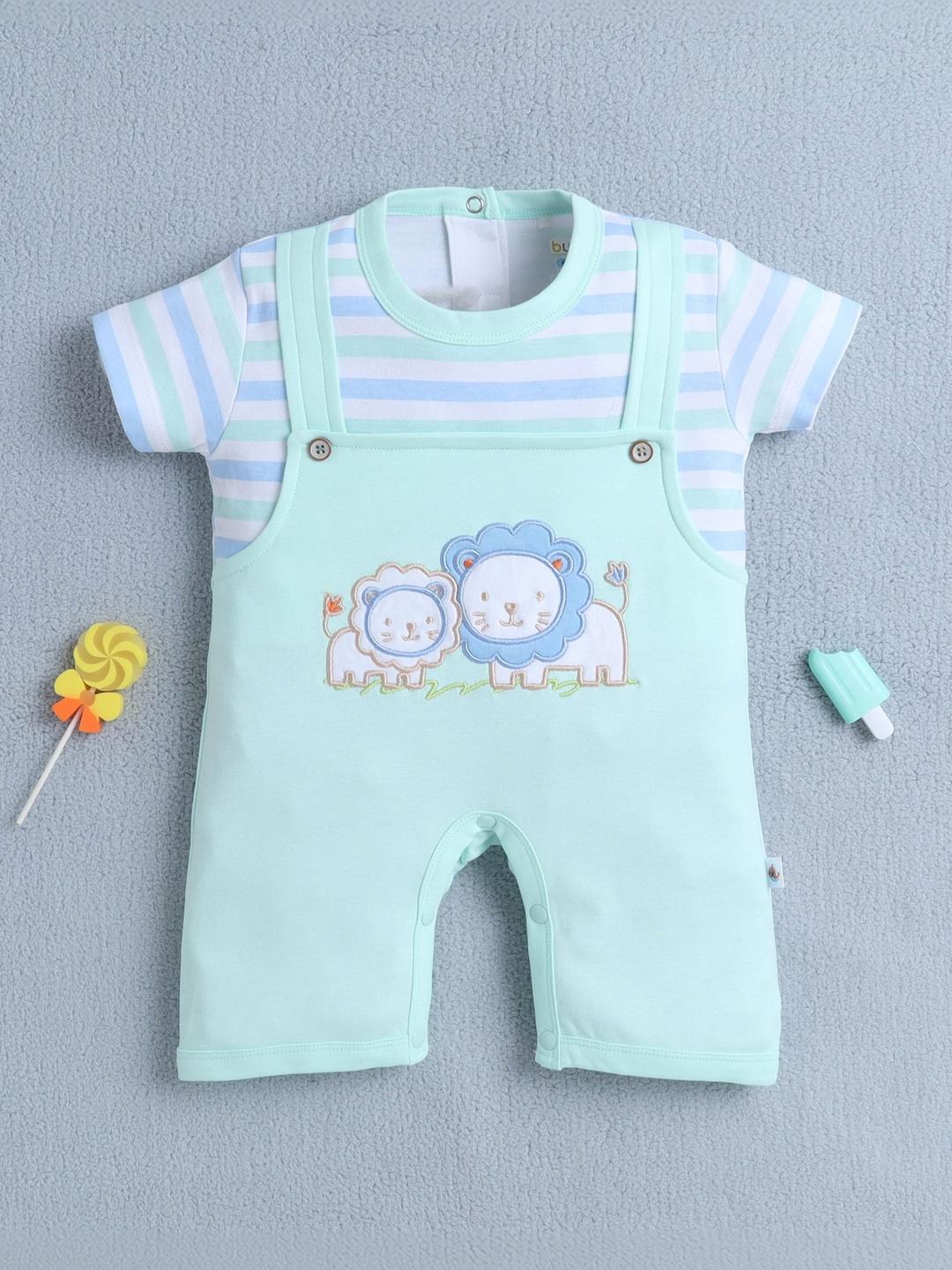 Buy BUMZEE Infants Boys Printed Cotton Rompers -  - Apparel for Boys
