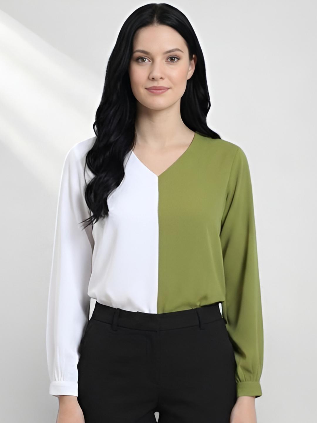 Colorblocked Top Buy STYLE STAMP Colourblocked Top - Tops for Women 38739486 | Myntra
