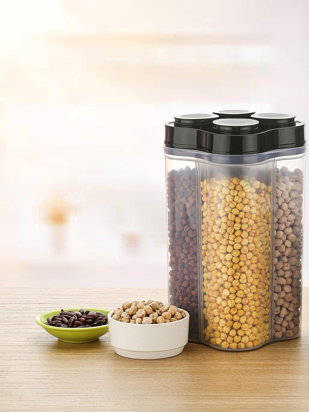 Buy Myntra Elegant Homes Black 2026 Plastic Easy To Clean Container - - Home for Unisex