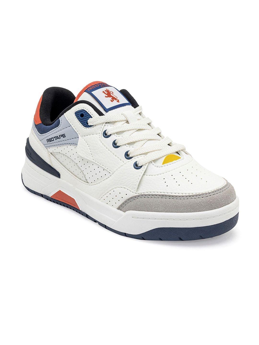 Red Tape Men Colourblocked Lace-Up Sneakers