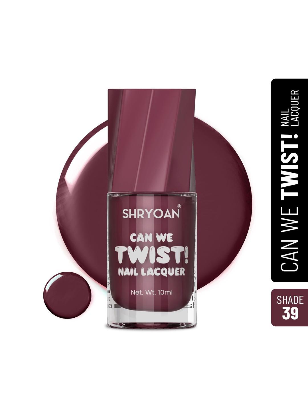 Buy SHRYOAN Can We Twist Long Lasting Nail Polish 10 Ml Shade 39 - - Personal Care for Women