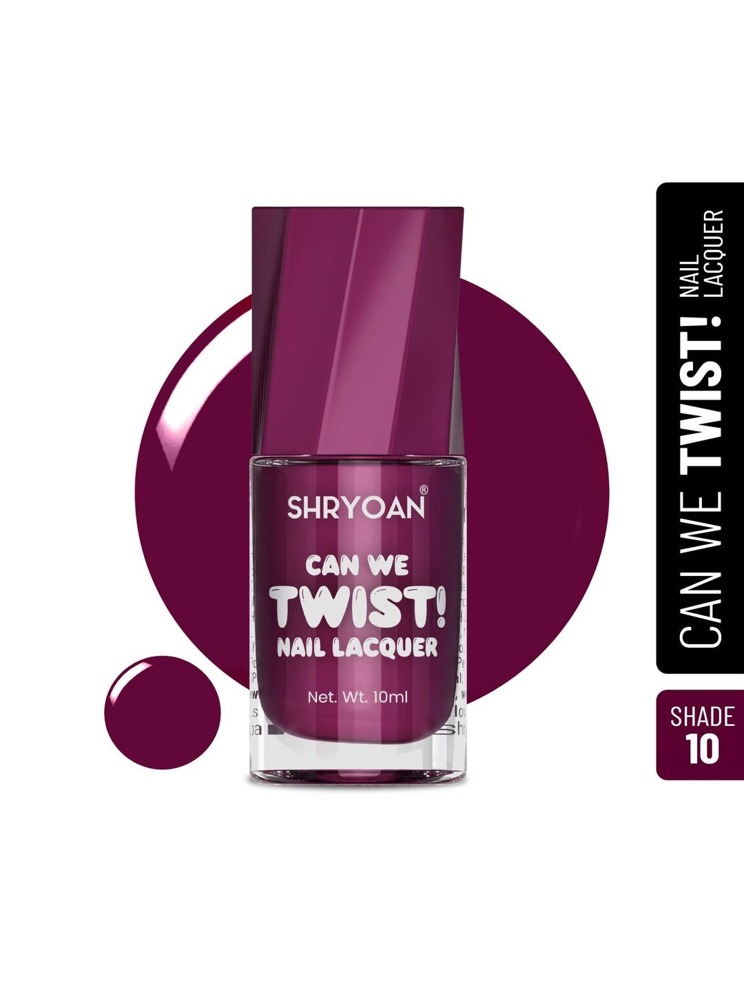 Buy SHRYOAN Can We Twist Long Lasting Nail Polish 10 Ml Shade 10 - - Personal Care for Women