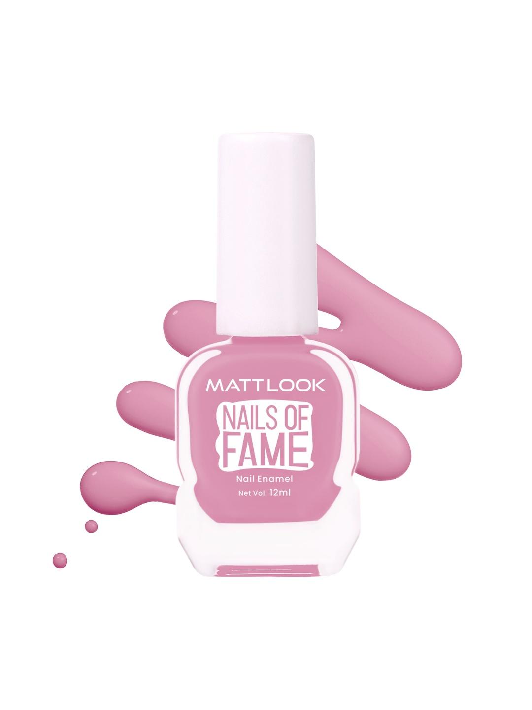 Buy MATTLOOK Nails Of Fame Long Lasting Nail Polish 12 Ml Sweet Pink 03 - - Personal Care for Women