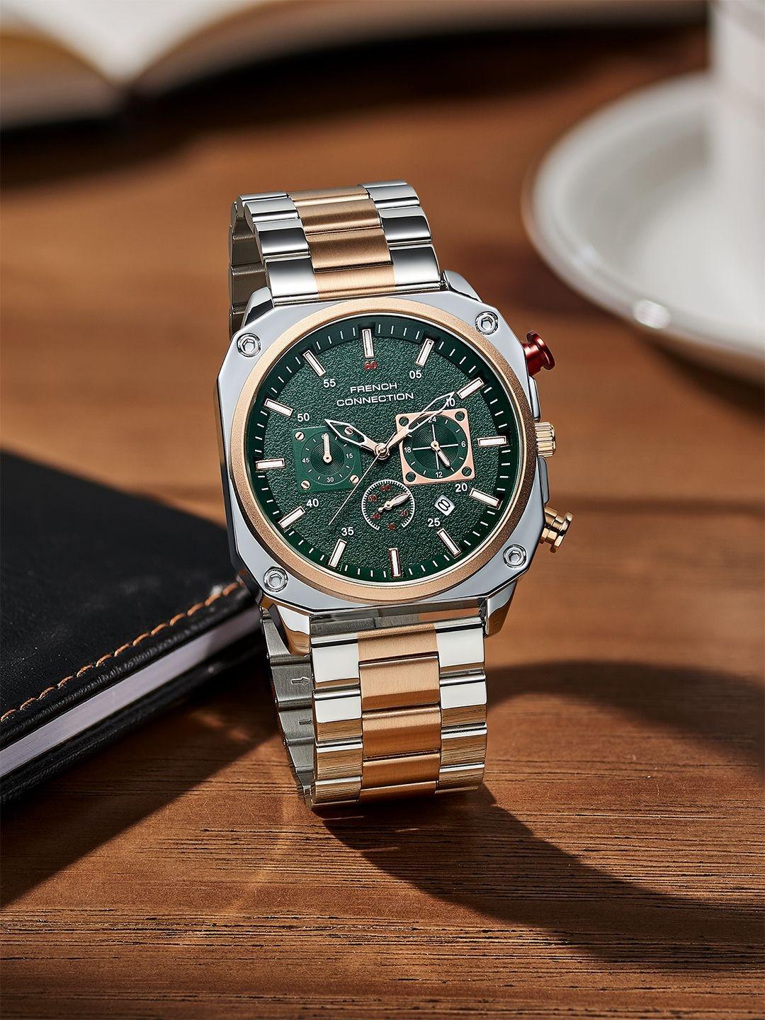 Buy French Connection Men Dial & Bracelet Style Straps Analogue Chronograph Watch FCB19NRTM - - Accessories for Men