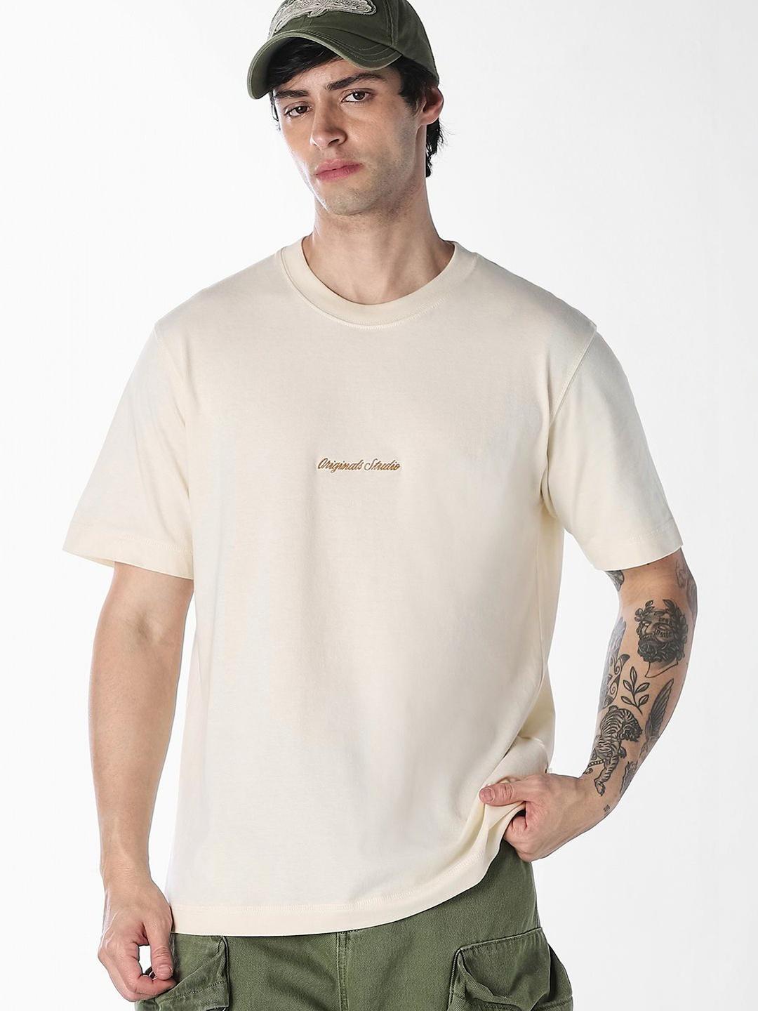 Jack & Jones Men Typography Printed T-shirt