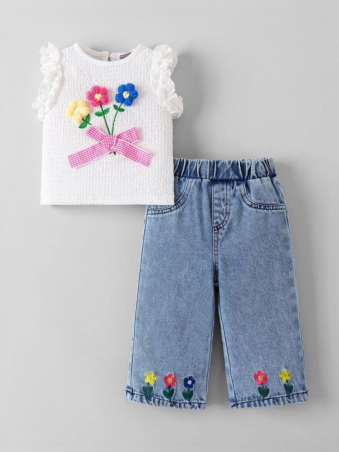 Buy Hopscotch Girls Top With Trousers - - Apparel for Girls