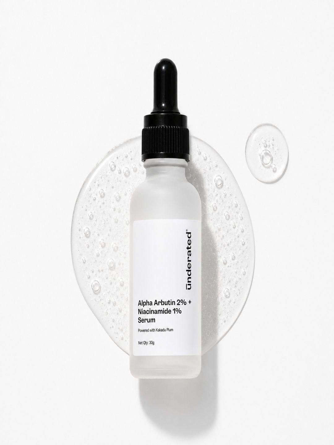Buy Underated Alpha Arbutin & Niacinamide Brightening Serum 30 G - - Personal Care for Unisex