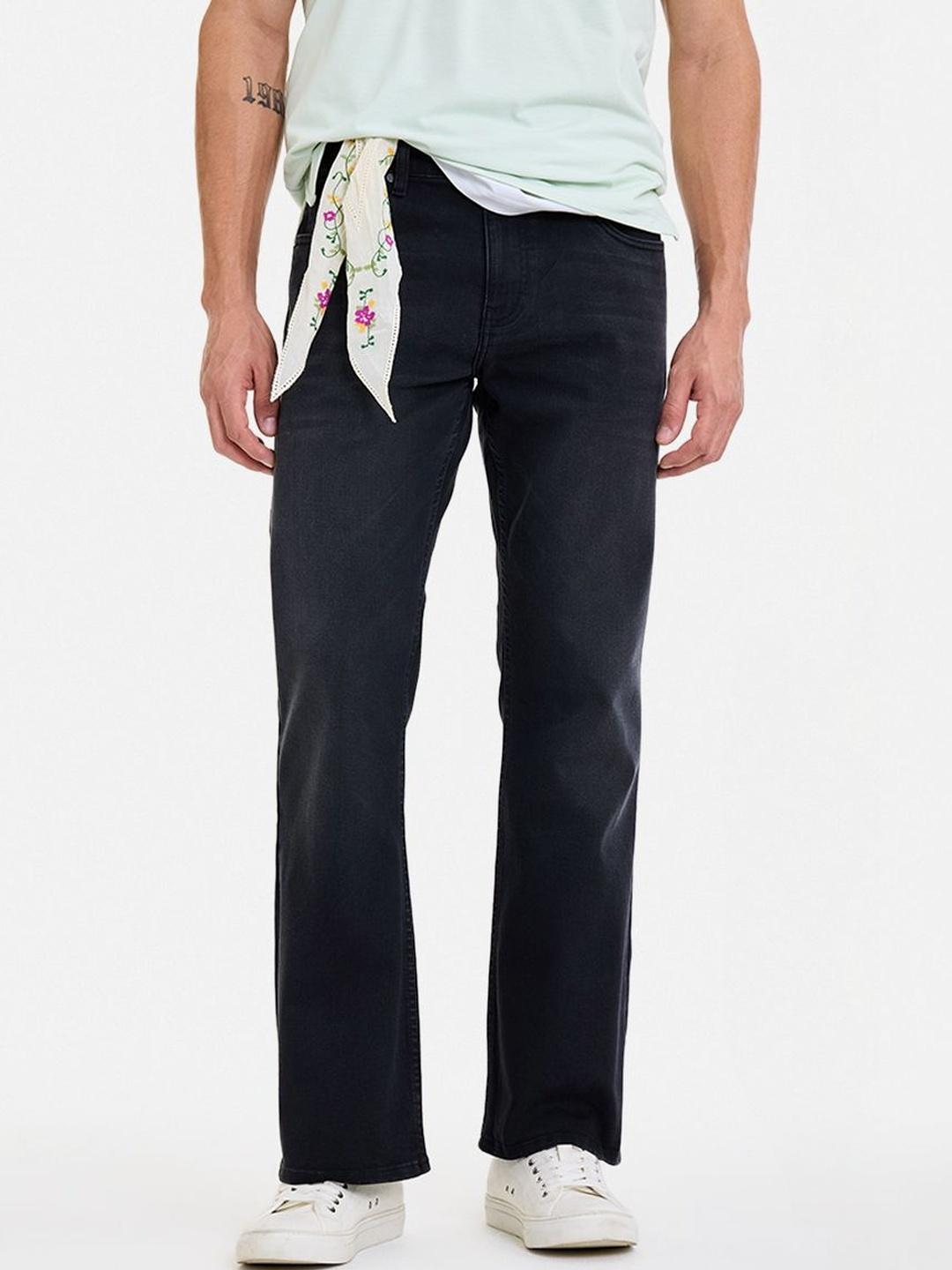 Snitch Black Mid-Rise Bootcut Jeans - Image 1