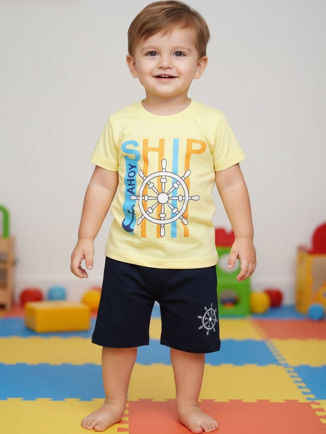 Buy V Mart Boys Printed T Shirt With Shorts -  - Apparel for Boys