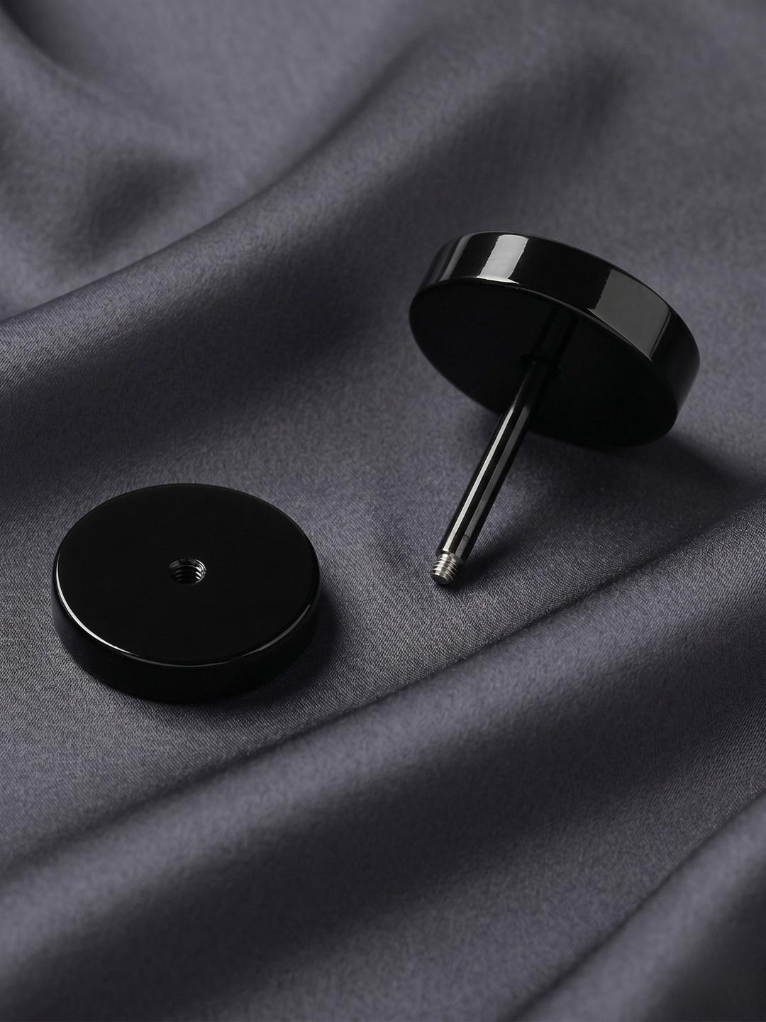 Buy Adwitiya Collection Men Dumbbell Shaped Studs - - Accessories for Men