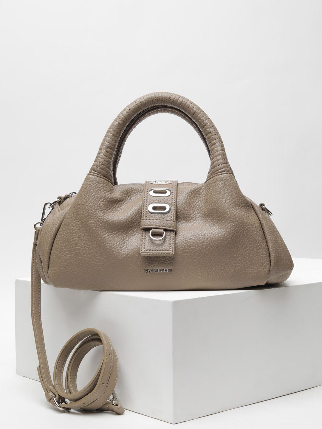 Buy Van Heusen Woman Textured PU Structured Handheld Bag - - Accessories for Women