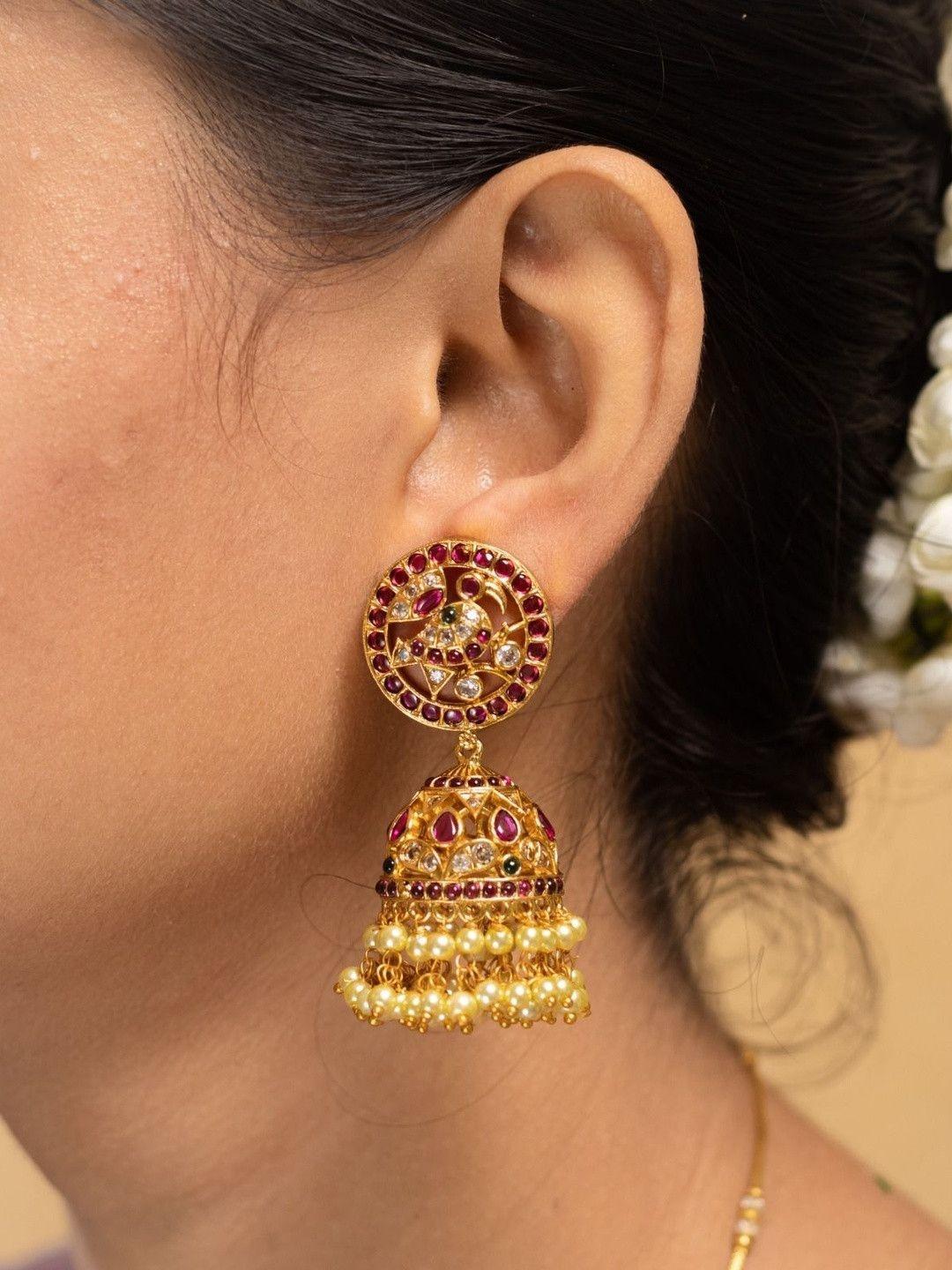 Buy Vedh Jewels Jhumkas Earrings - - Accessories for Women