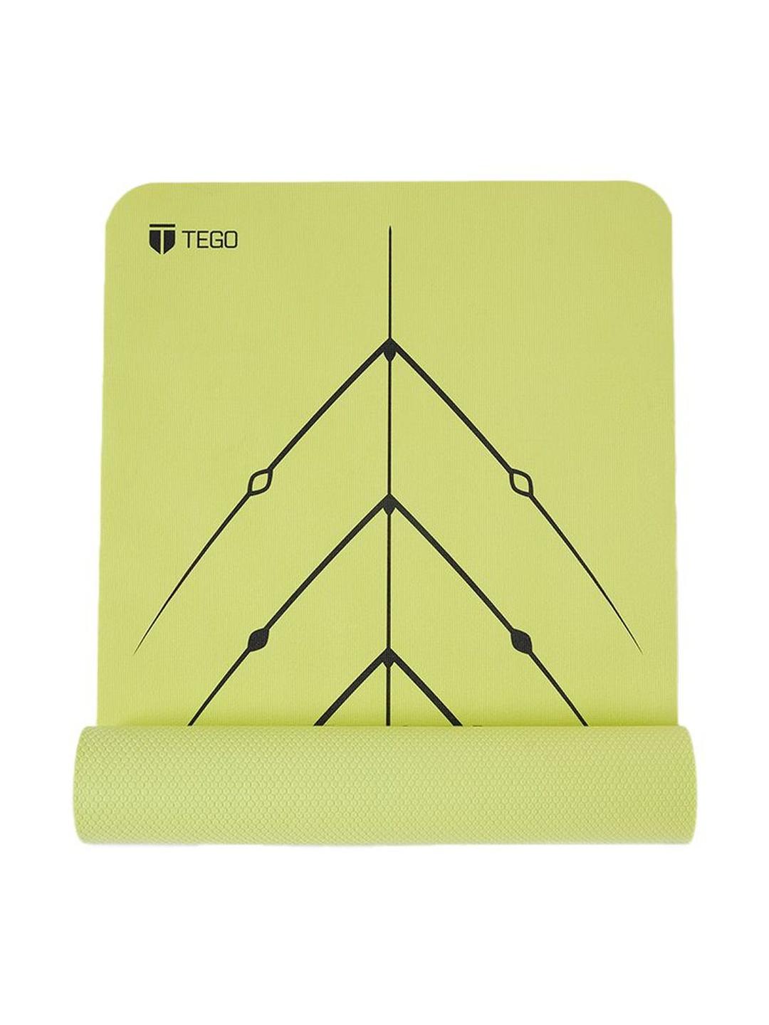 Buy TEGO Stance 5mm Reversible Yoga Mat With GuideAlign - - Home for Unisex