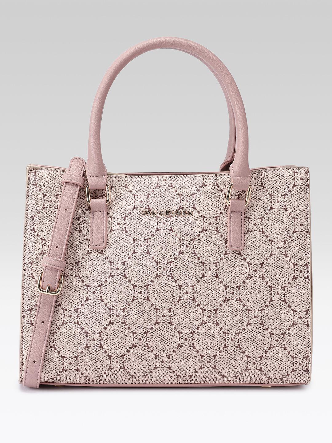 Buy Van Heusen Printed Structured Handheld Bag - - Accessories for Women