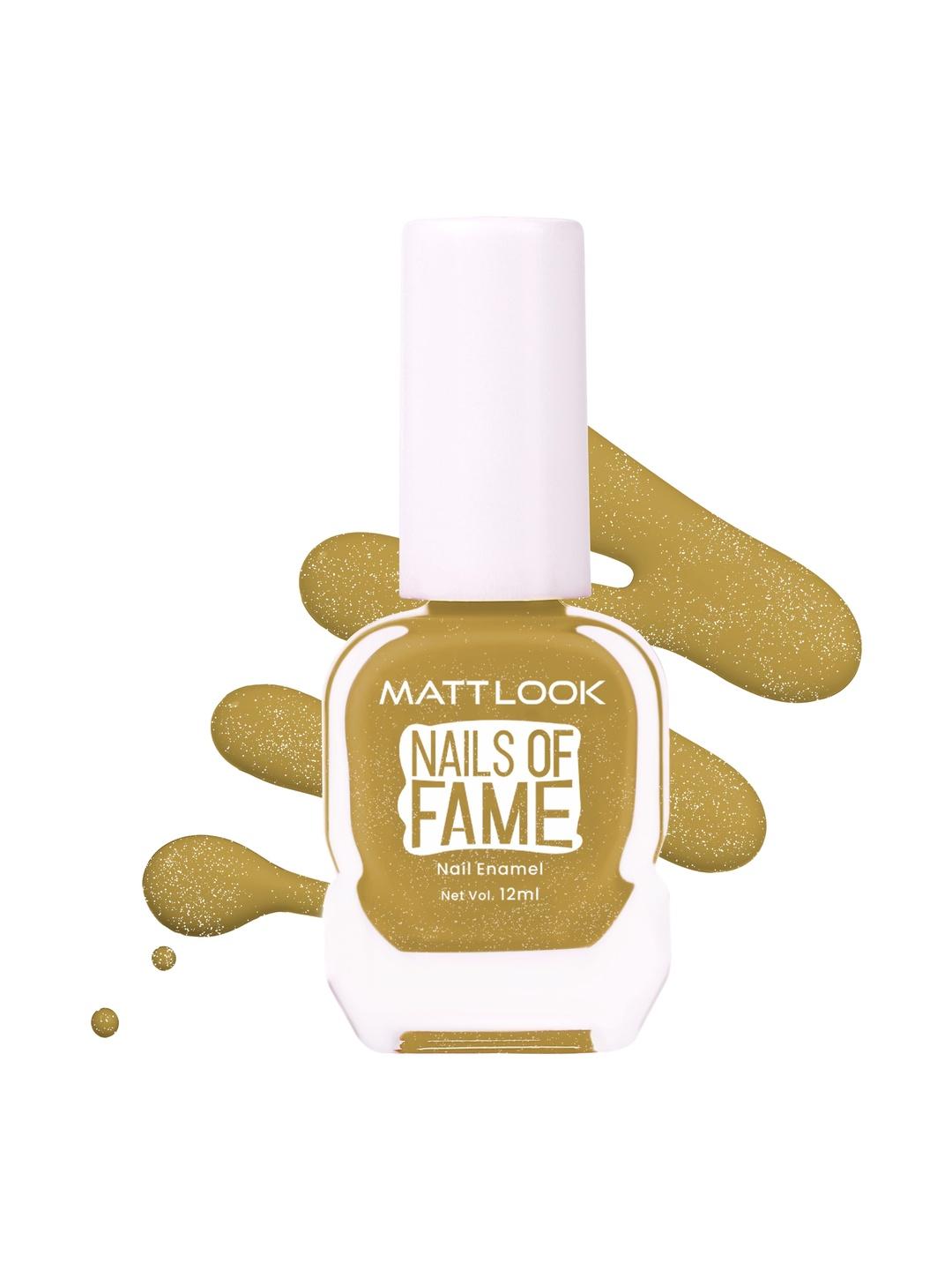 Buy MATTLOOK Nails Of Fame Long Lasting Nail Enamel 12 Ml Gold Glow 67 - - Personal Care for Women