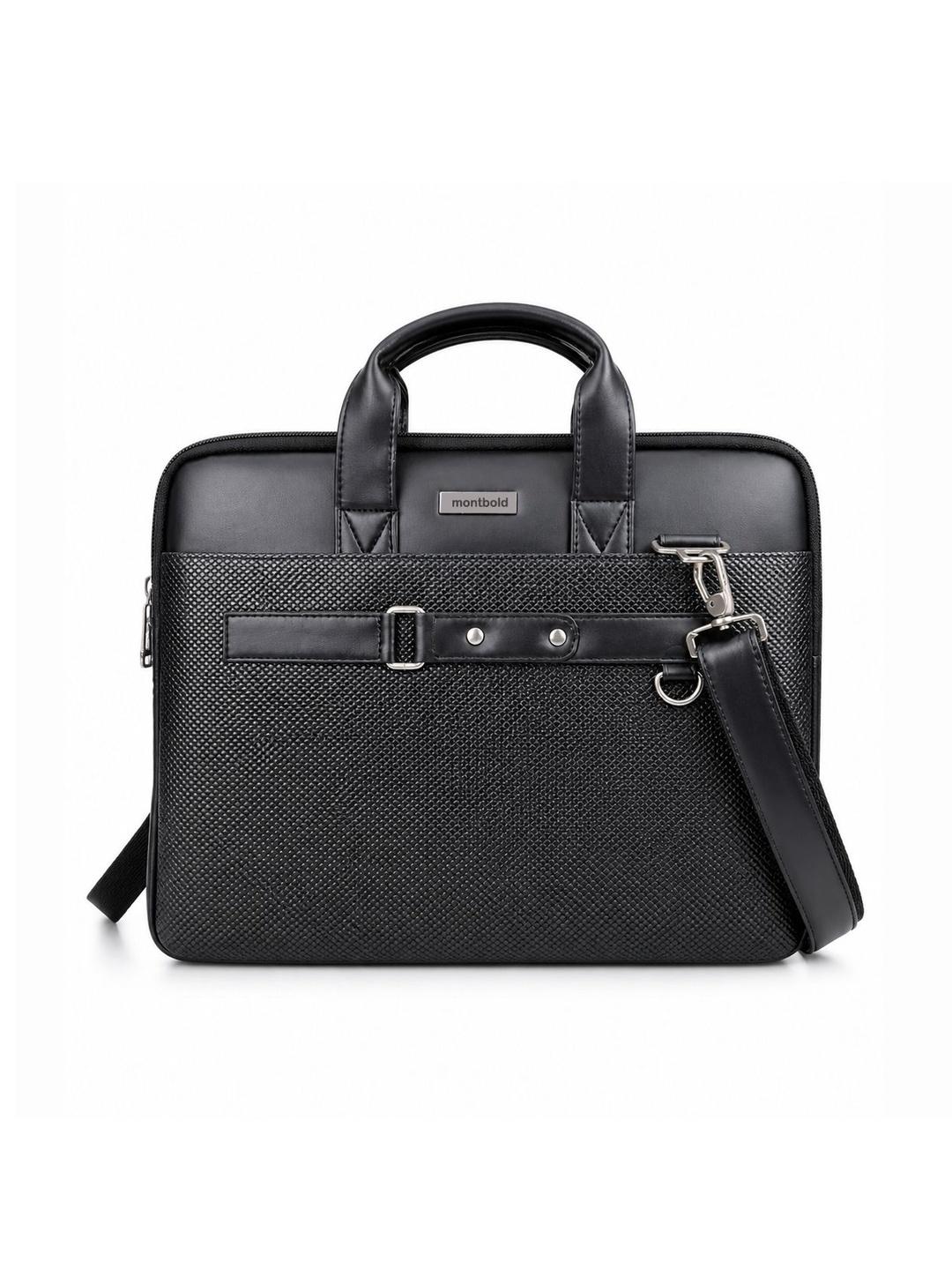 Buy MONTBOLD Unisex Textured PU Laptop Bag - - Accessories for Unisex