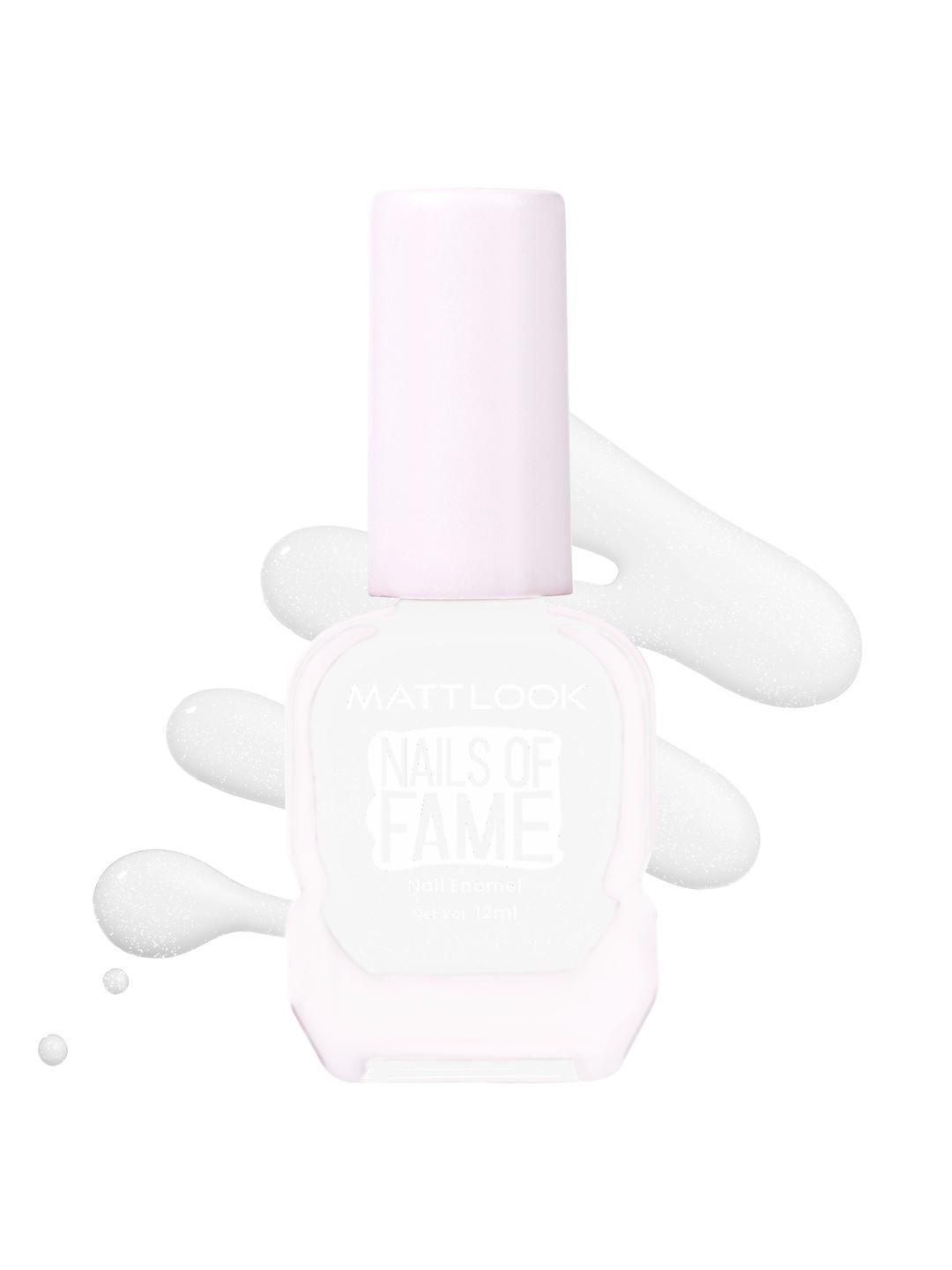 Buy MATTLOOK Nails Of Fame Long Lasting Nail Enamel 12 Ml Milky Pearl 60 - - Personal Care for Women