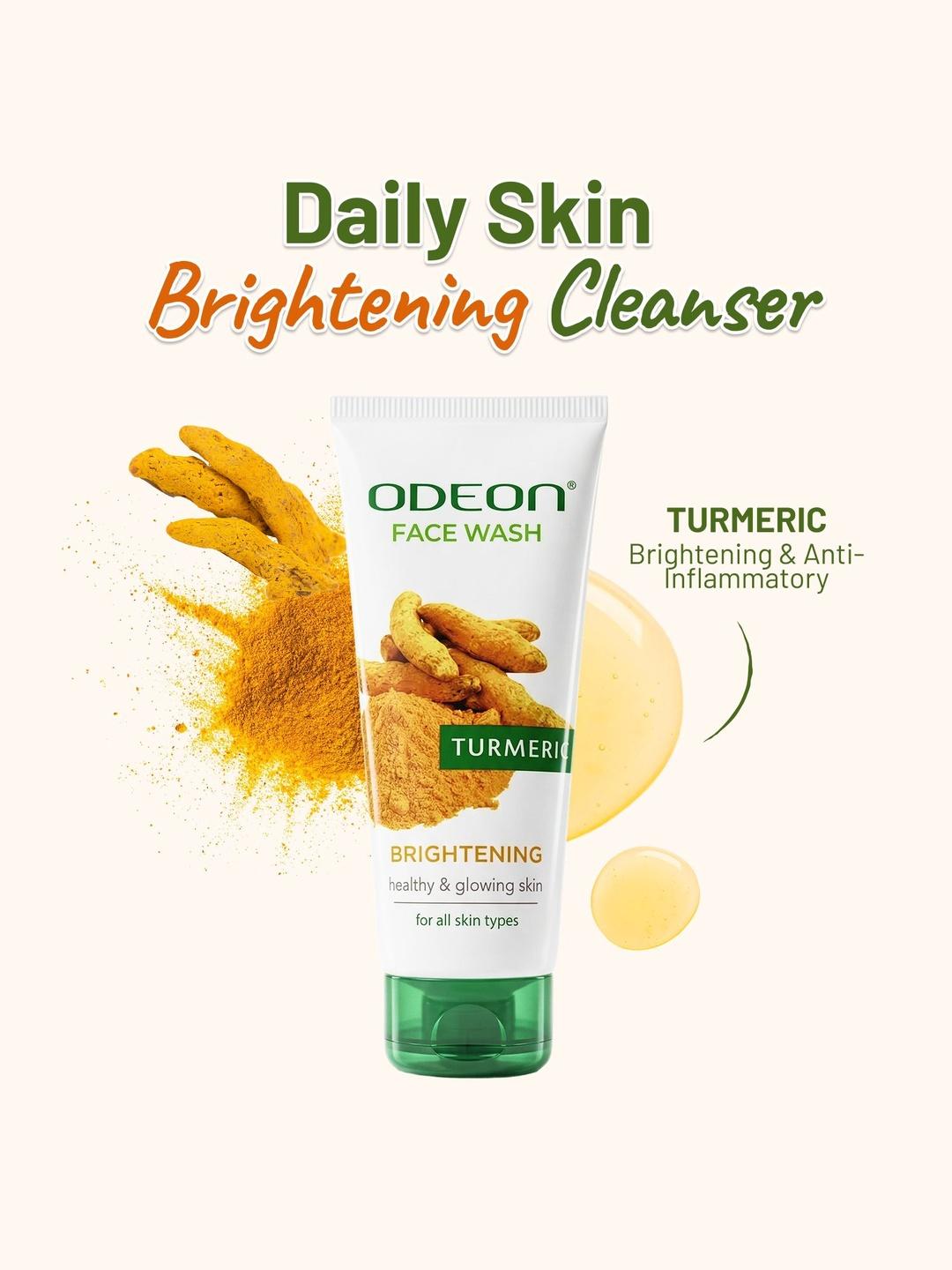 Buy ODEON Turmeric Face Wash For Brightening & Revitalizing   50ml -  - Personal Care for Unisex