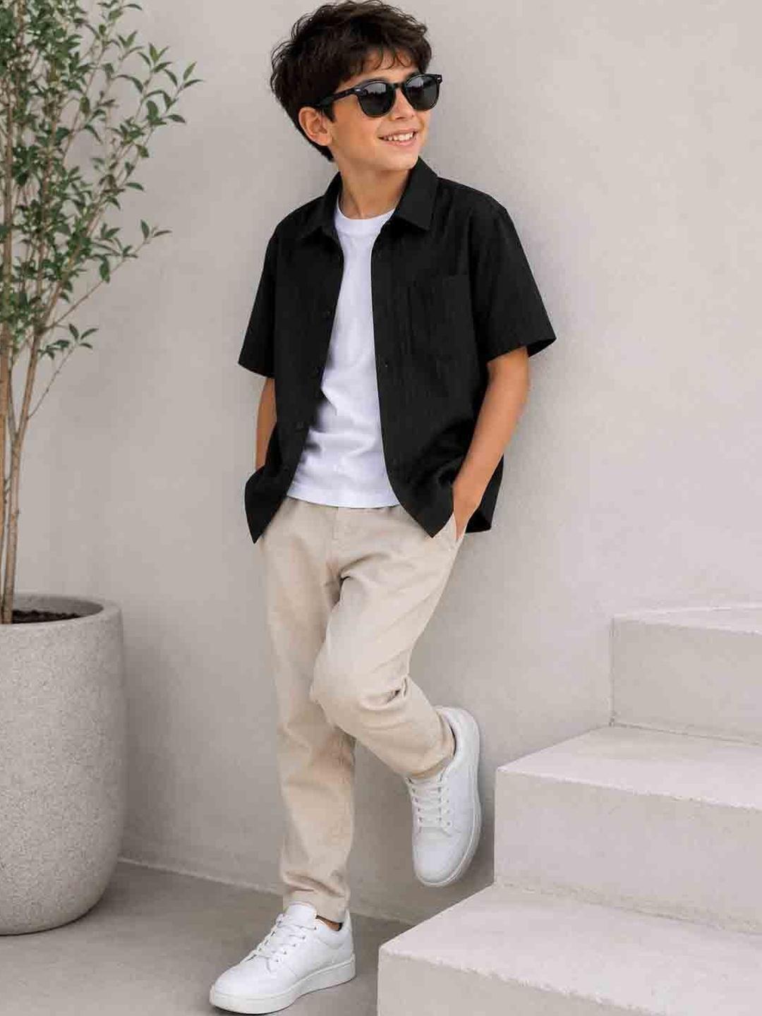 Parasense Buy Parasense Boys Relaxed Casual Shirt - Shirts for Boys 42591312 | Myntra