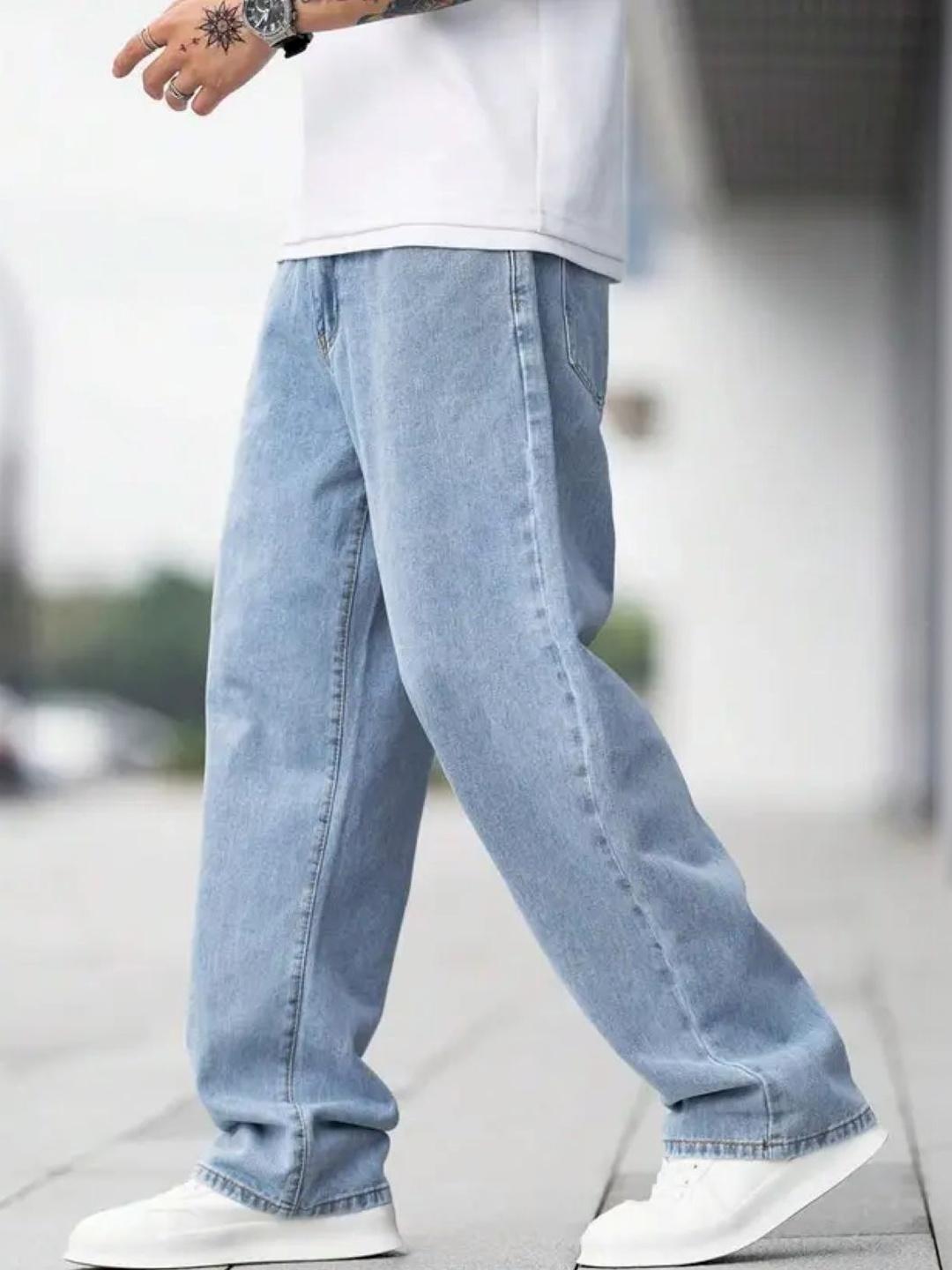 FLARING Men Relaxed Fit Mid-Rise Jeans