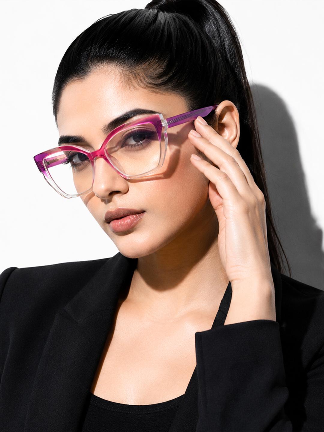 Buy PERKEY Women Cat Eye Blue Light Blocking Spectacle Frames OPTL0011 C3 -  - Accessories for Women