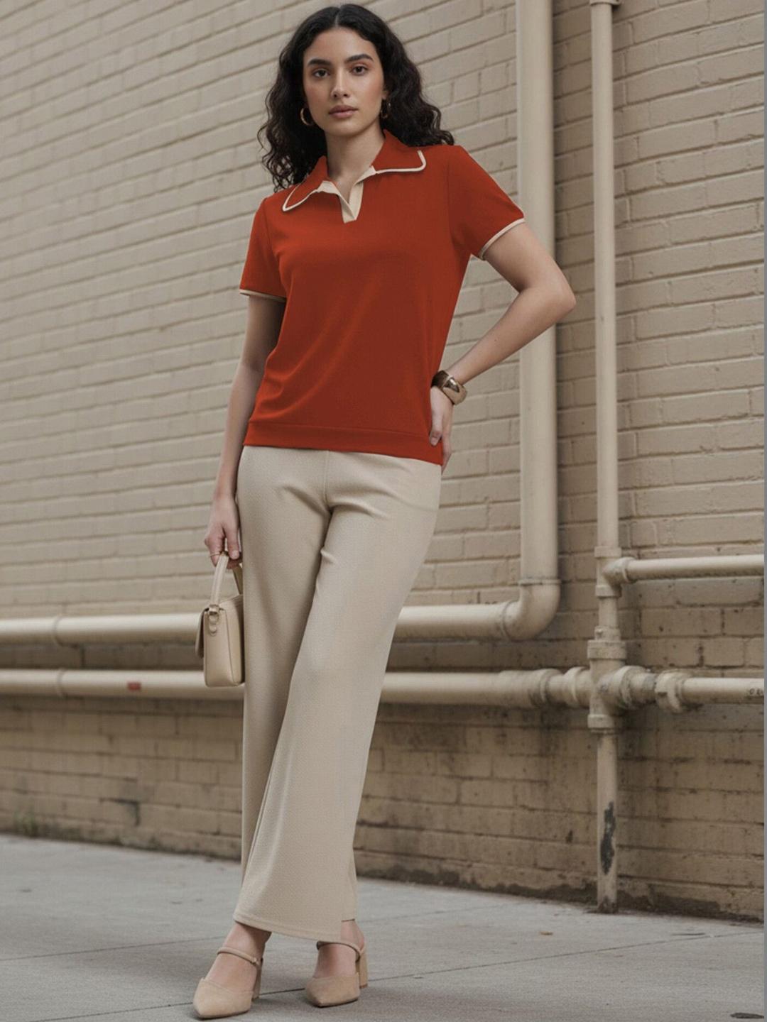 Buy Glitchez Solid T Shirt With Trousers -  - Apparel for Women