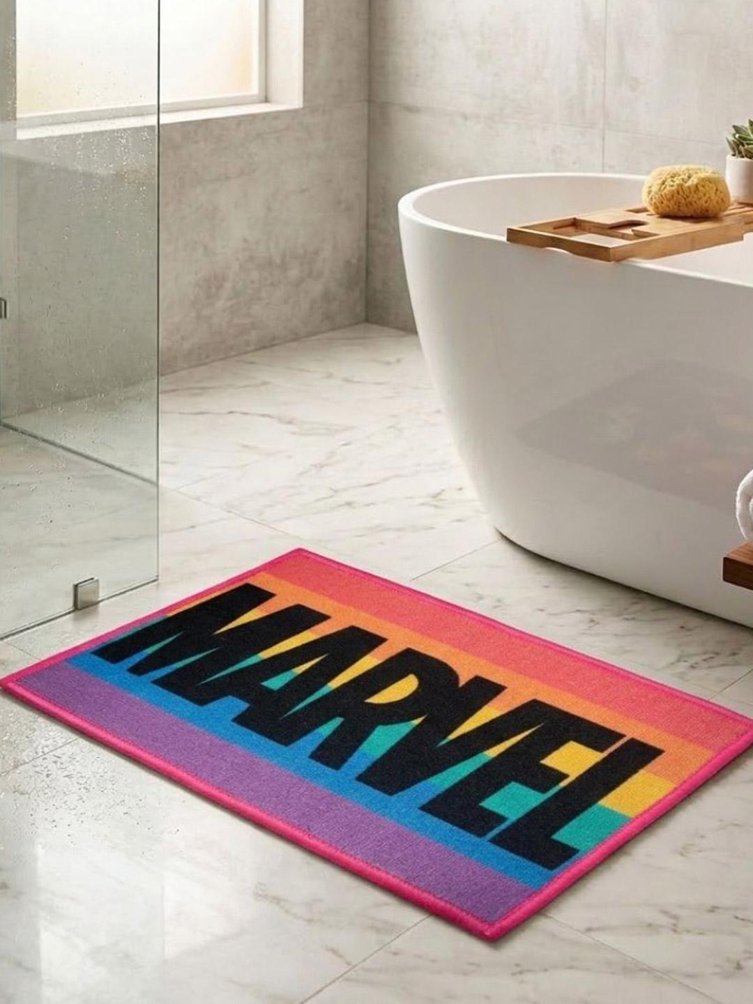 Buy Athom Living Multicolor Marvel Character Theme Kids Anti Slip Bathmat 57x37 - - Home for Unisex
