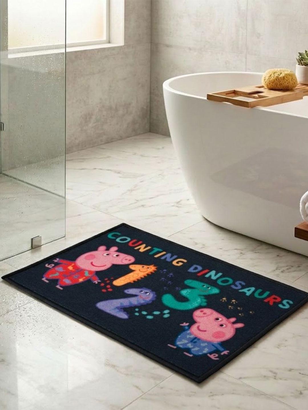Buy Athom Living Grey Peppa Pig Character Theme Kids Anti Slip Bathmat 57x37 - - Home for Unisex