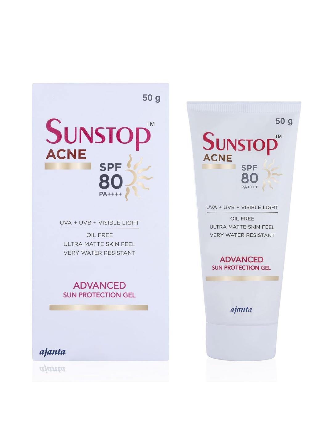 Buy SUNSTOP Acne Ultra Matte Advanced Sun Protection Gel 50 G - - Personal Care for Unisex