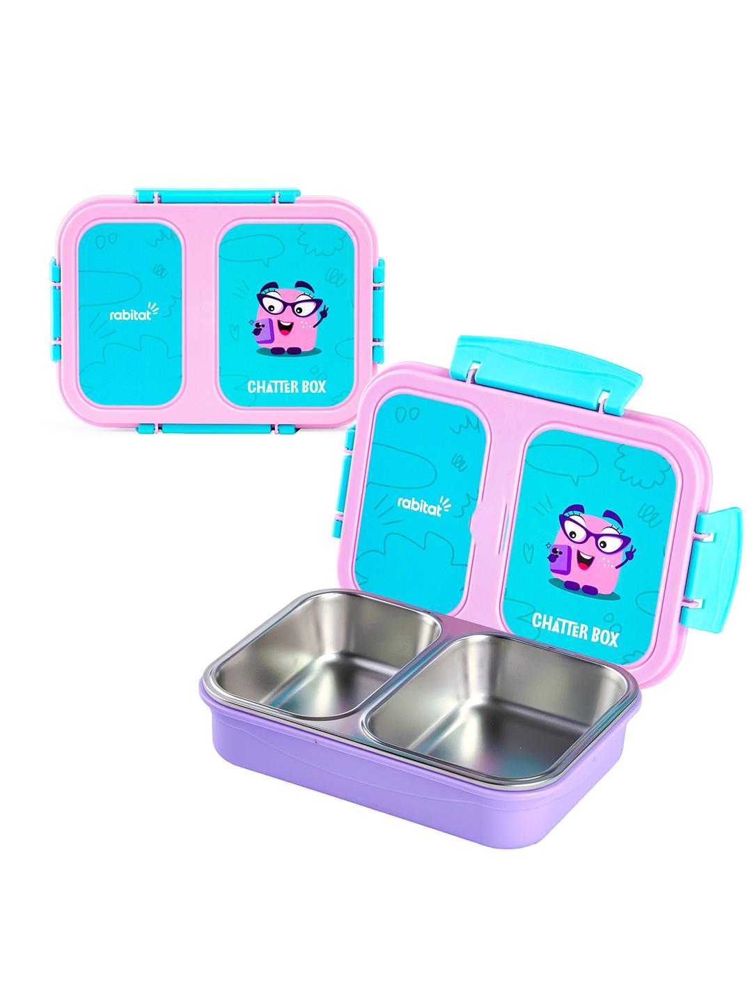 Buy Yumzee Kids Chatter Box Printed Stainless Steel Lunch Box 750 Ml - - Home for Unisex Kids
