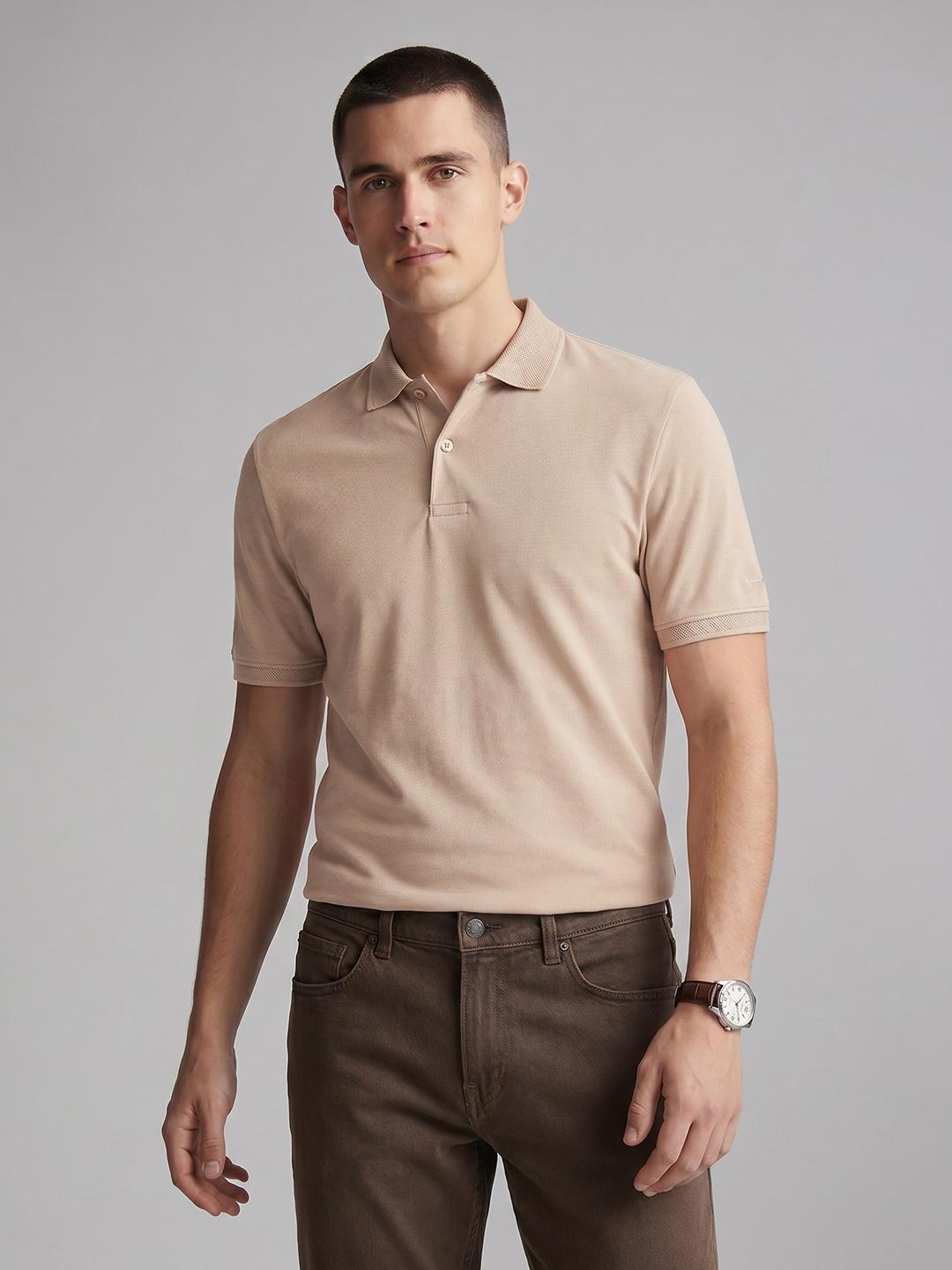 Van Heusen Polo Collar Pure Cotton T-shirt 67