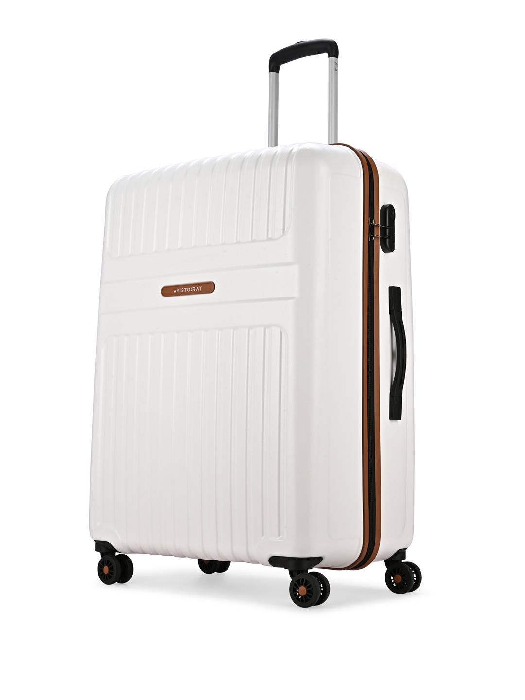 Buy Aristocrat Atlas Textured Hard Sided Large Trolley Bag - - Accessories for Unisex