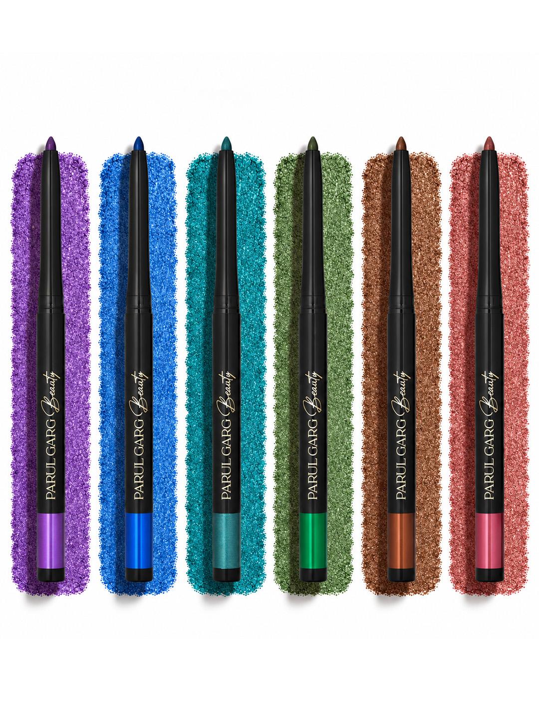 Buy Parul Garg Set Of 6 Beauty Luxe Shimmer Kajal Bulbul Morni Pankh Titli Shaheen Mrig - - Personal Care for Women