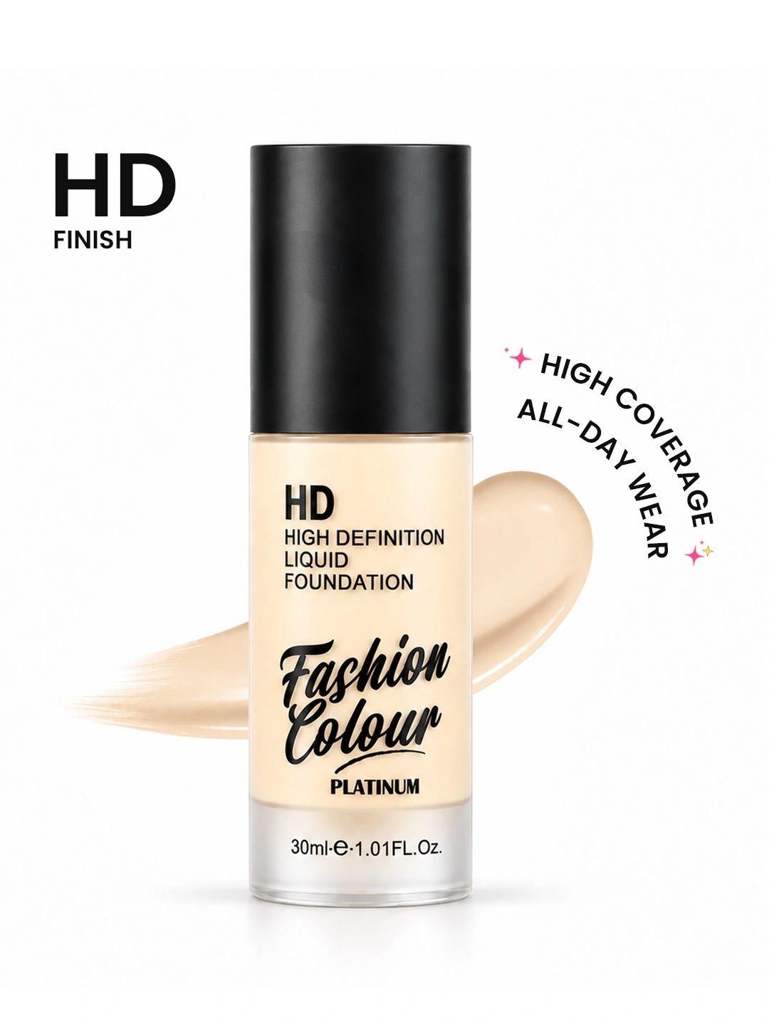 Buy Fashion Colour Platinum High Definition Waterproof Liquid Foundation 30ml Shade 04 - - Personal Care for Women
