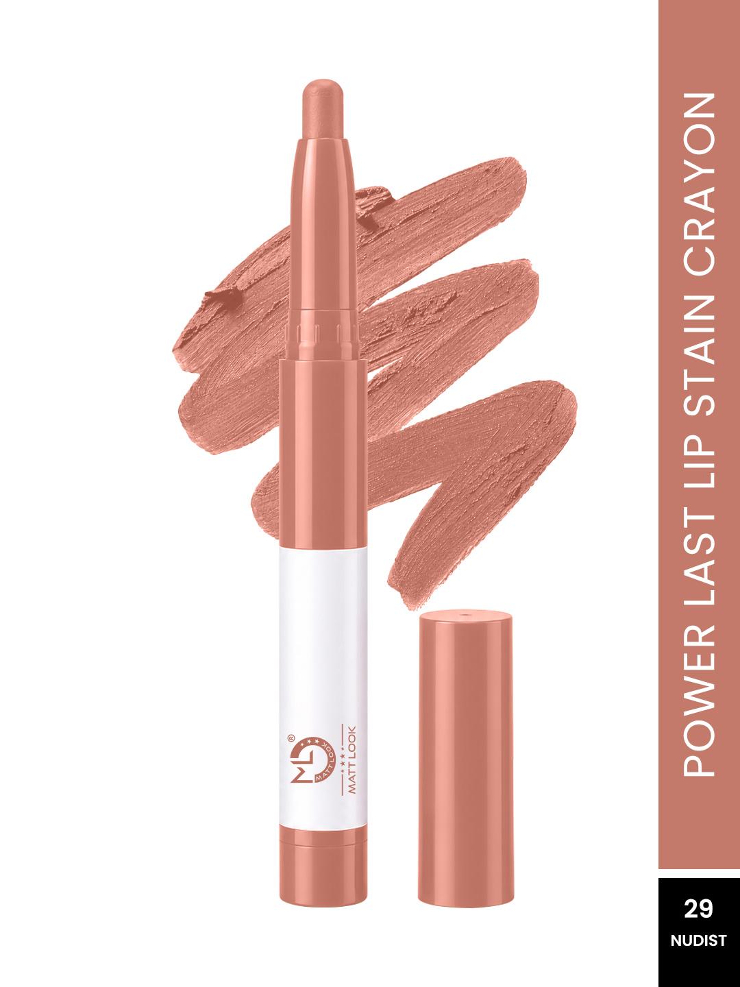 Buy MATTLOOK Power Last Stain Long Lasting Non Transfer Lip Crayon   Nudist 29 -  - Personal Care for Women