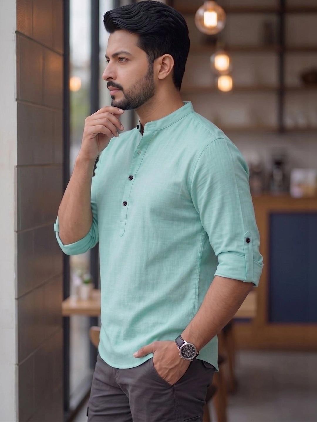 Men Exercise Wallet Buy KISHRO Men Color Cotton Blend Short Kurta - Kurtas for Men 47324828 ...