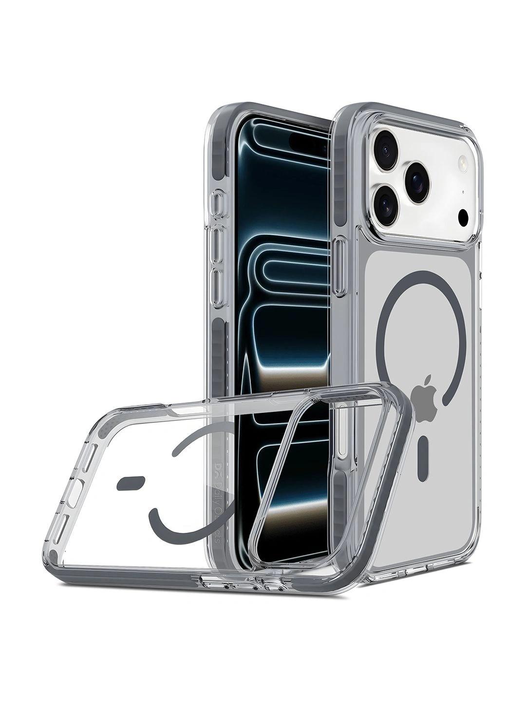 Buy DailyObjects Stride 2.0 Clear MagSafe Phone Case Cover For IPhone 17 Pro - - Accessories for Unisex