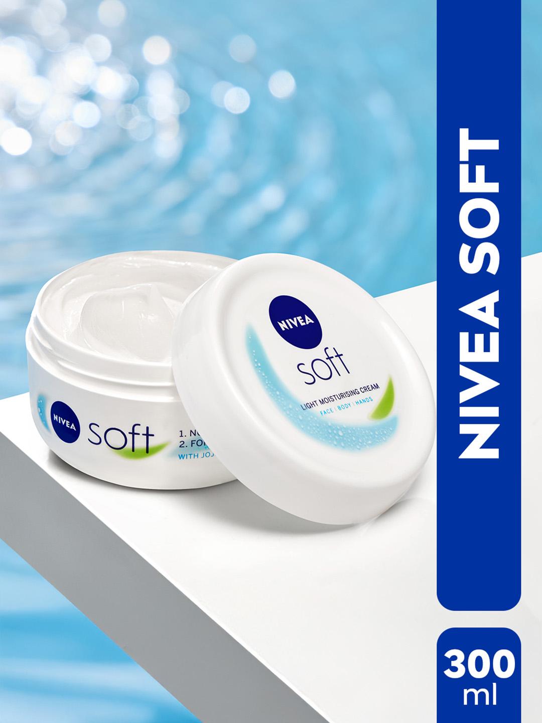 Buy NIVEA Soft Moisturizing Cream Vitamin E 72H Hydration Face Cream   Body Moisturizer 300ml -  - Personal Care for Unisex