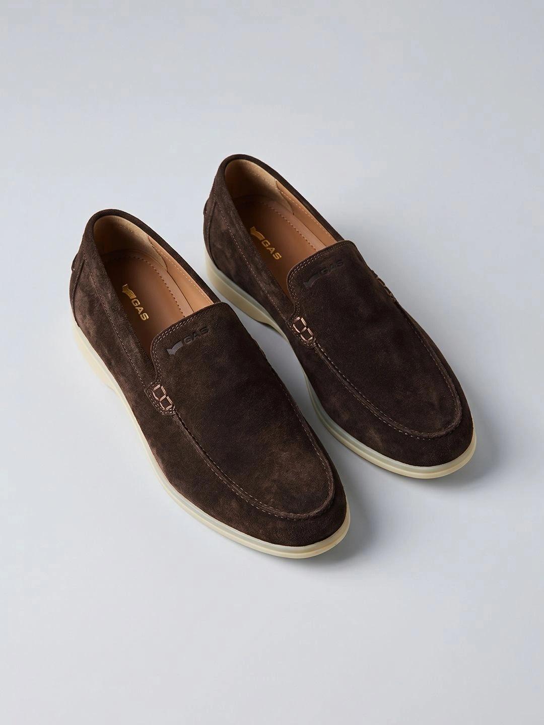 Buy GAS Men's Axel Brown Loafers - Casual Shoes for Men 46387343 | Myntra