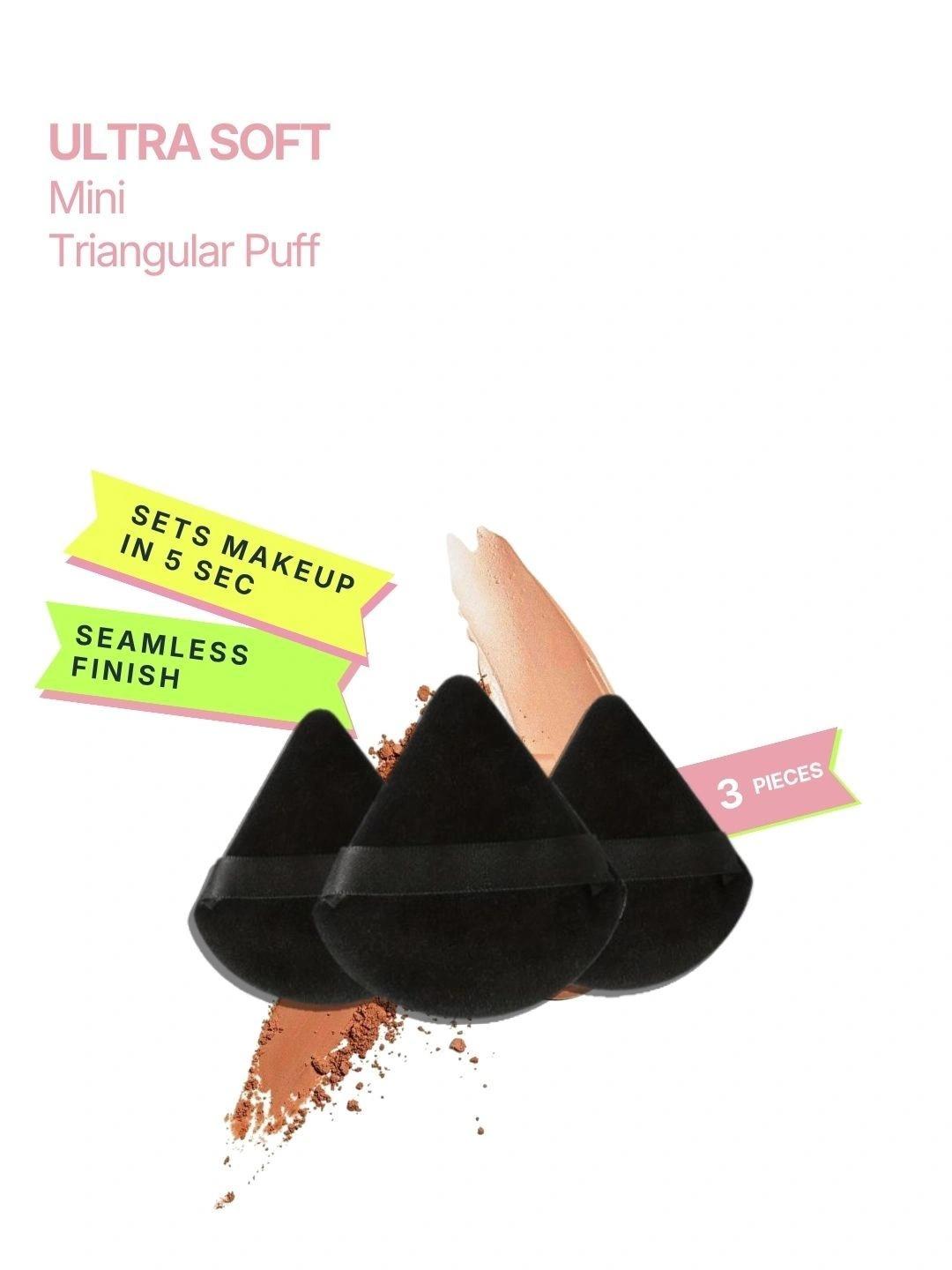 Buy Makeup By Siti Set Of 3 Mini Tringle Pizza Powder Puffs And Makeup Blender Sponge -  - Personal Care for Women