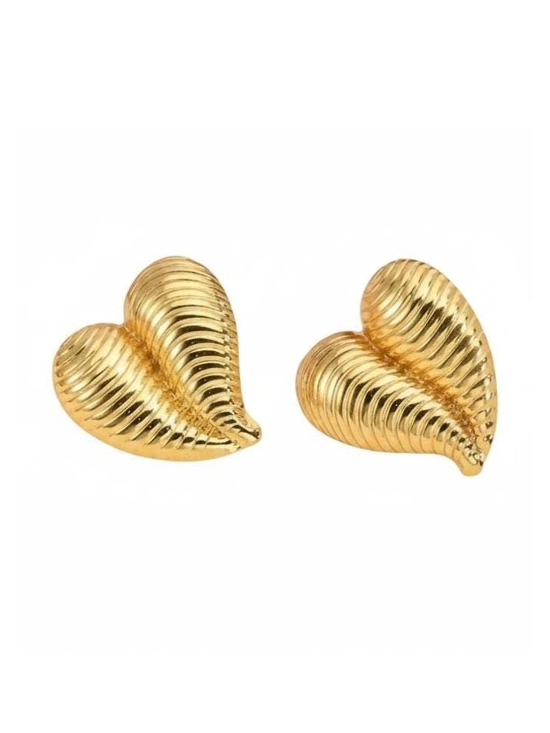 Buy Jasuniq Heart Shaped Studs Earrings - Earrings for Women 47686521 ...