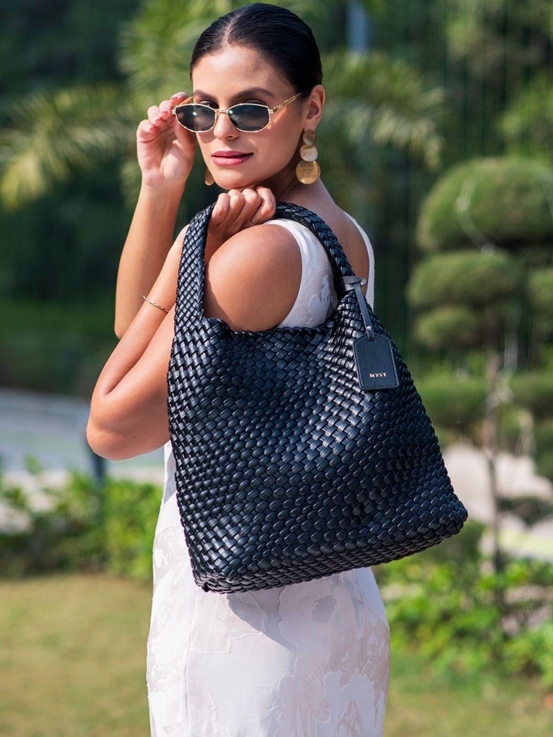Buy MYST Textured Leather Shoulder Bag - - Accessories for Women