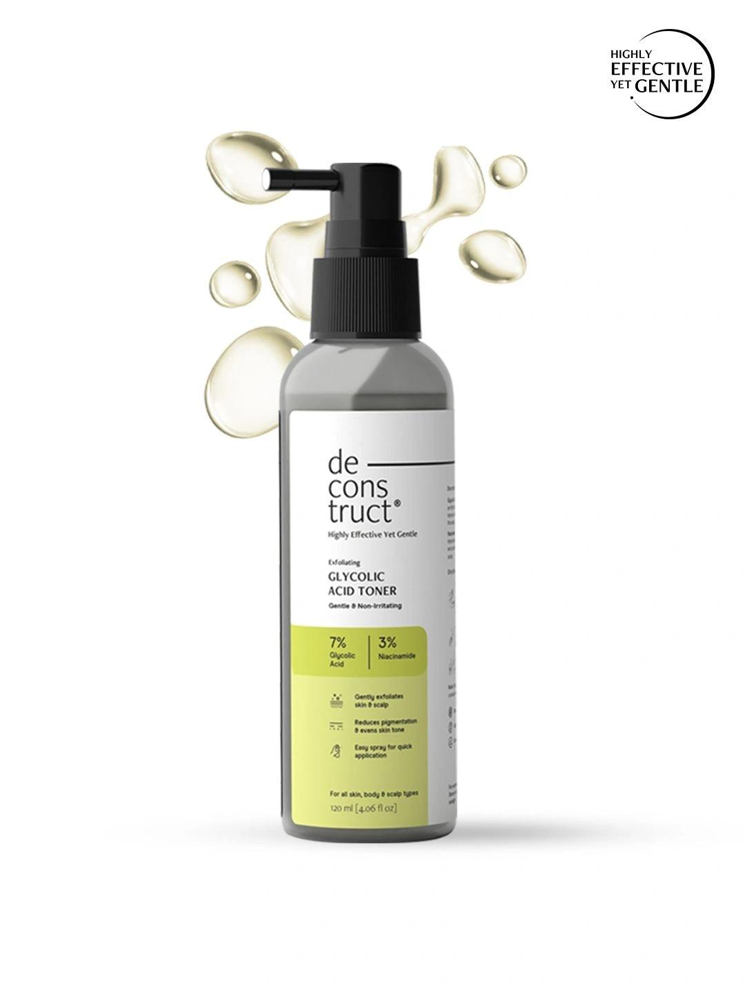 Buy Deconstruct 7% Glycolic Acid Toner With Niacinamide For Face, Body & Scalp 120ml - - Personal Care for Unisex