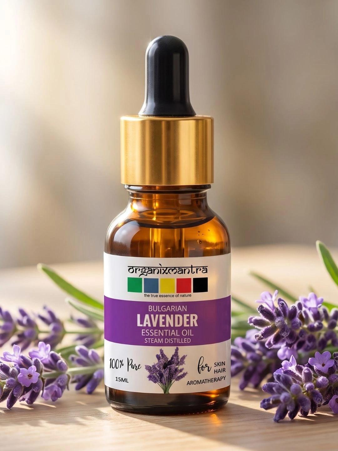 Buy Organix Mantra Bulgarian Lavender 100% Pure Steam Distilled Essential Oil 15ml - - Personal Care for Unisex