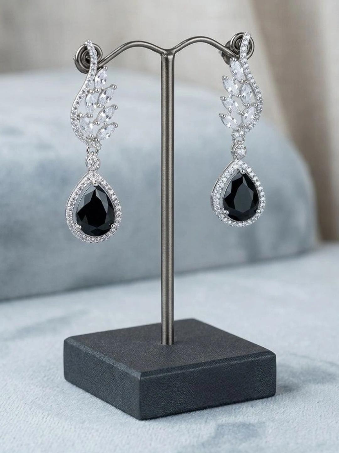 Buy ADITYA COLLECTION Teardrop Shaped Drop Earrings - Earrings for ...