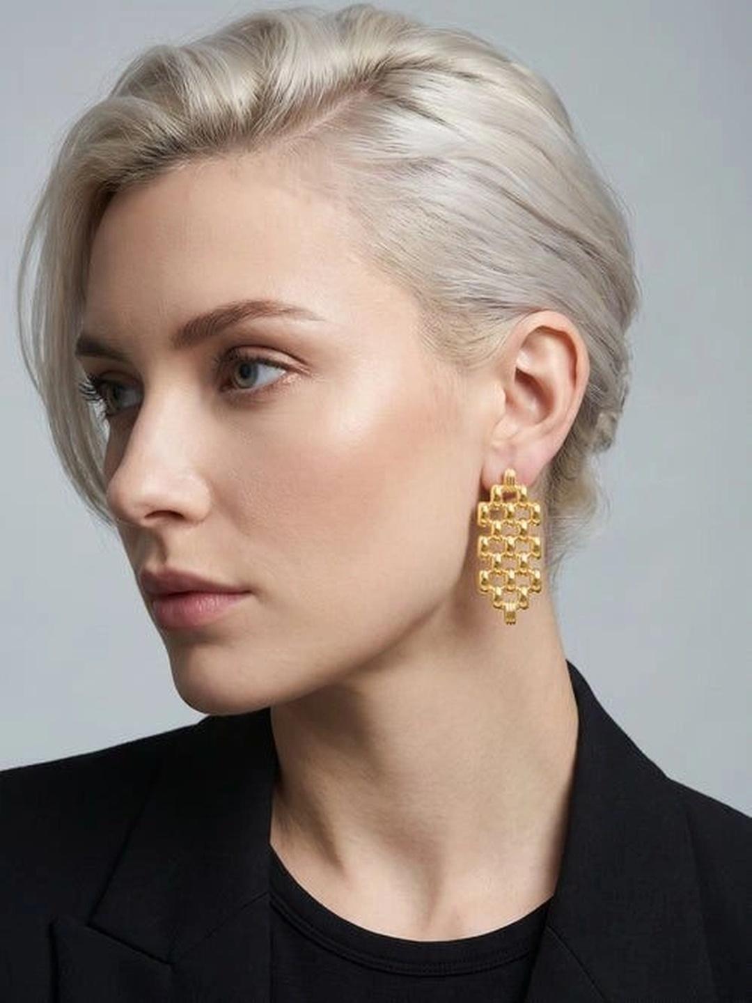 Buy IXIA By GIVA Geometric Drop Earrings - Earrings for Women 47160265 ...